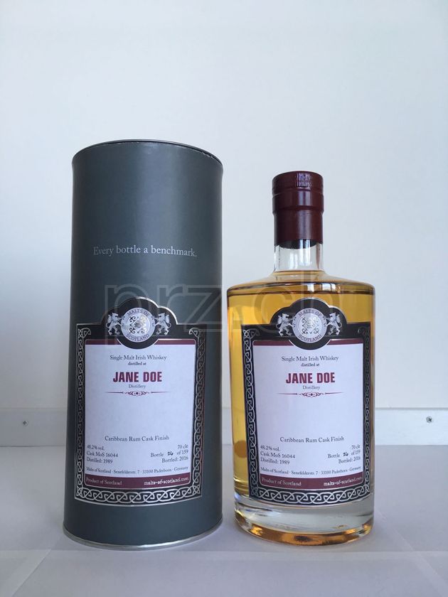 Flasche von Jane Doe 26 Jahre, abgefüllt 2016, Bild 1