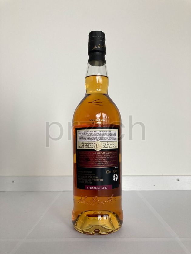 Flasche von John&#039;s Lane (John Power) 12 Jahre, abgefüllt 2013, Bild 4