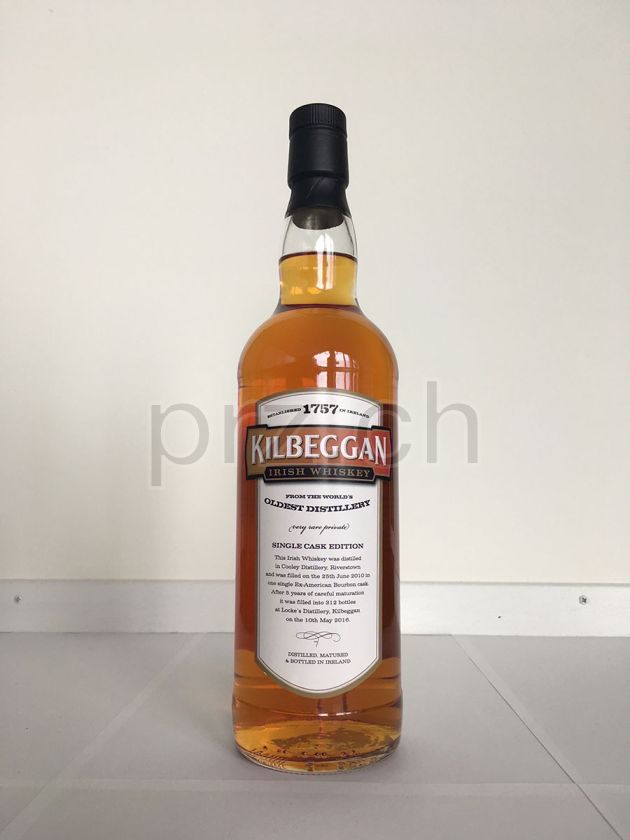 Flasche von Cooley 5 Jahre, abgefüllt 2016, Bild 1