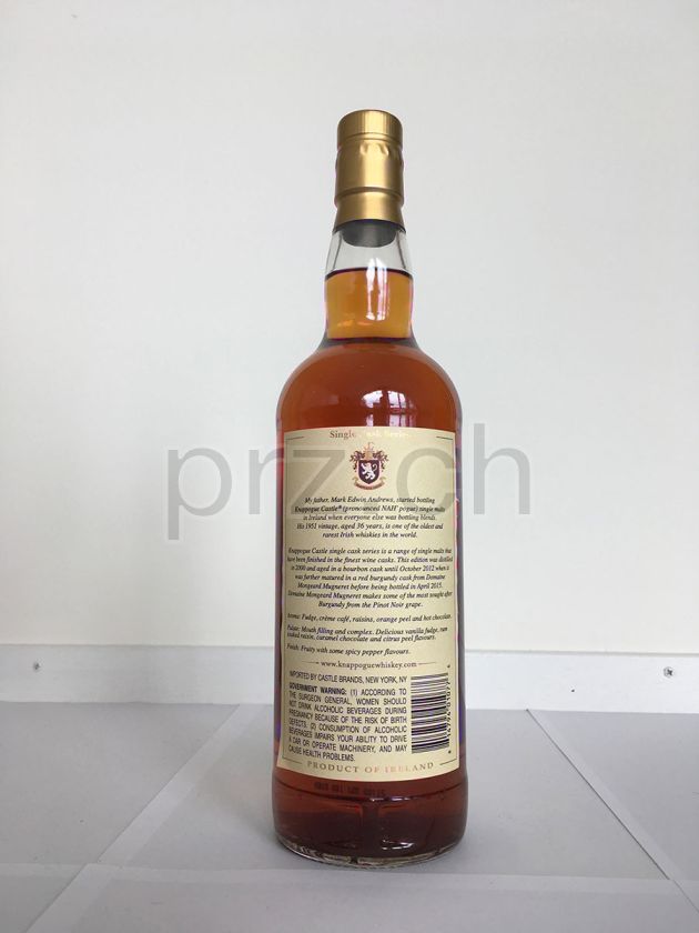 Flasche von Cooley 15 Jahre, abgefüllt 2015, Bild 3