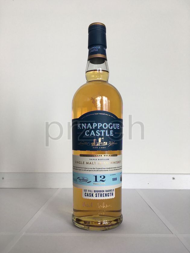 Flasche von Knappogue Castle 12 Bourbon Barrels Cask Strength 12 Jahre, abgefüllt 2019, Bild 2