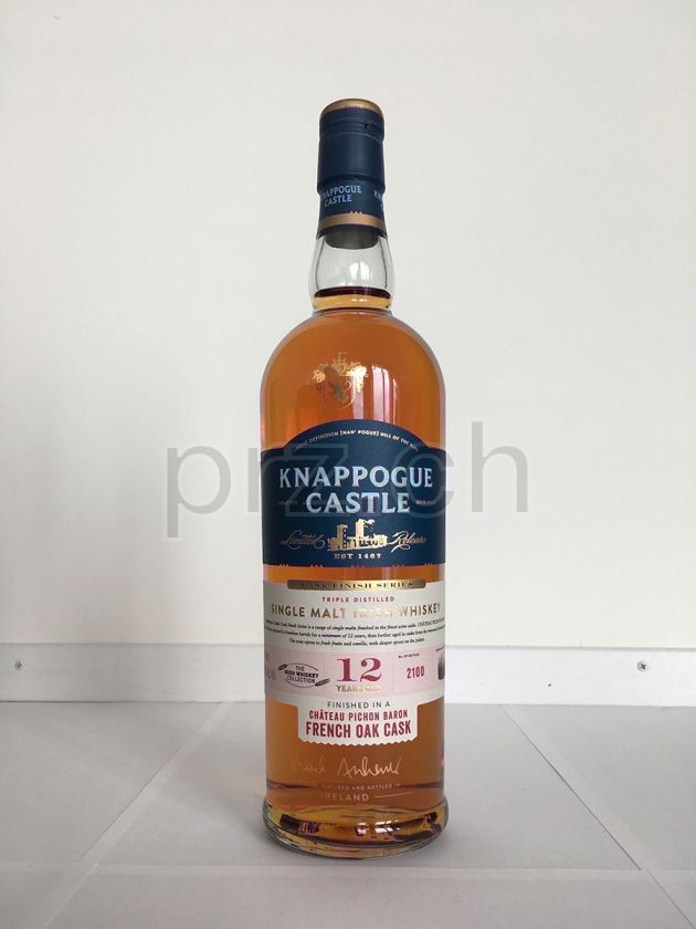 Flasche von Knappogue Castle 12 Chateau Pichon Baron French Oak Cask 12 Jahre, abgefüllt 2019, Bild 2