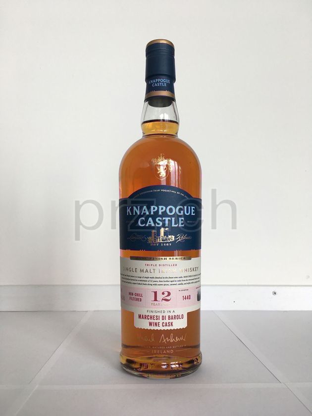 Flasche von Knappogue Castle 12 Marchesi di Barolo Wine Cask 12 Jahre, abgefüllt 2019, Bild 2