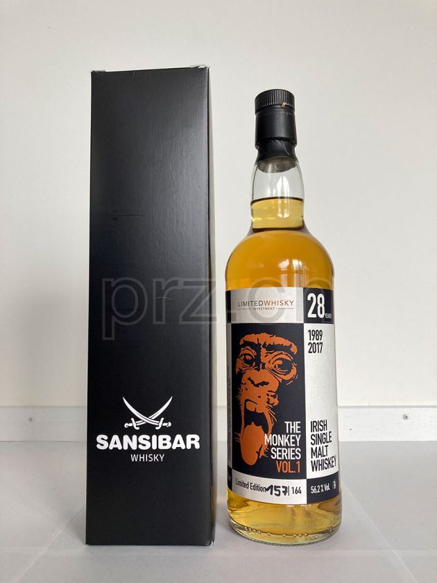 Flasche von Limited Whisky Investment Monkey 28 Jahre, abgefüllt 2017, Bild 1