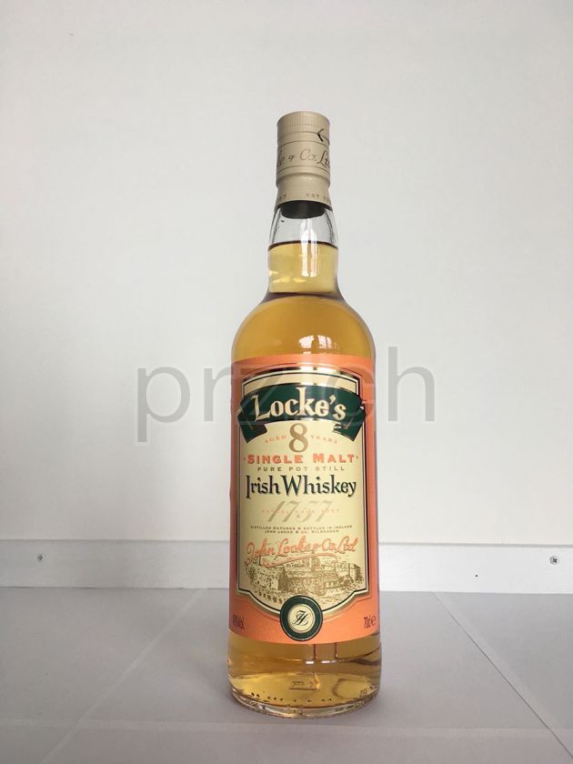 Flasche von Locke's 8 Single Malt 8 Jahre, abgefüllt 2007, Bild 1