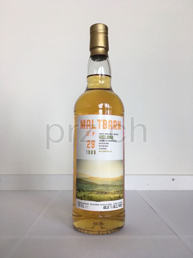 Flasche von Maltbarn No 121 Irish Single Malt 29 Jahre, abgefüllt 2018, Bild 1