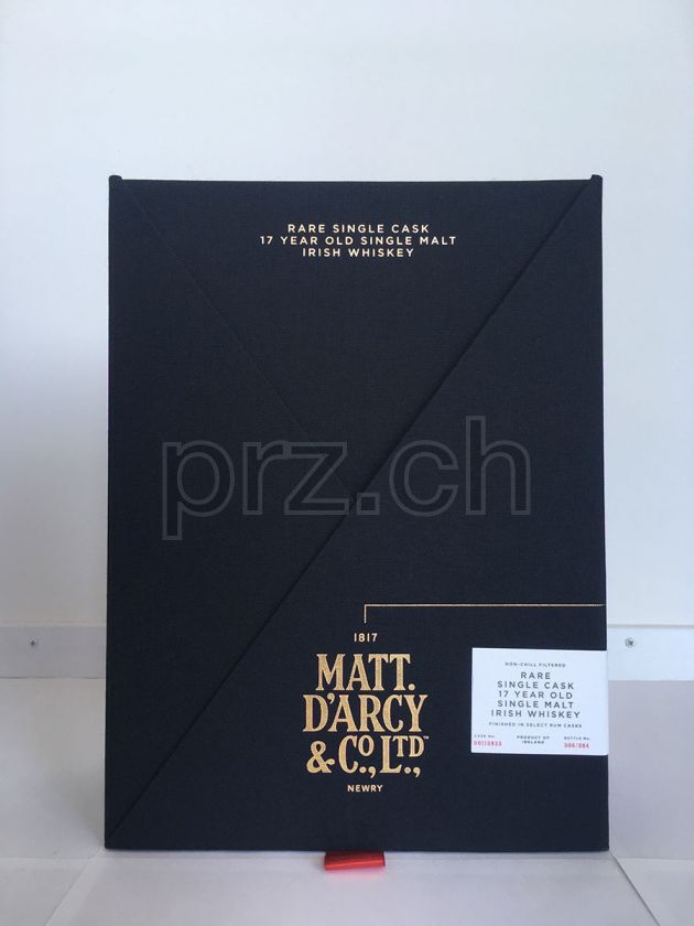 Flasche von Matt D'Arcy 17 Single Cask  17 Jahre, abgefüllt 2020, Bild 1