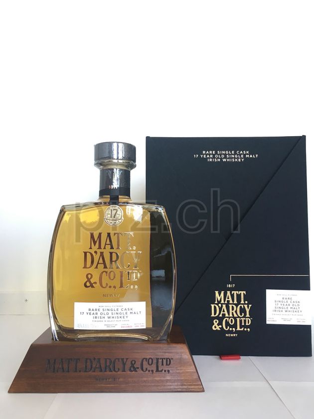 Flasche von Matt D'Arcy 17 Single Cask  17 Jahre, abgefüllt 2020, Bild 2