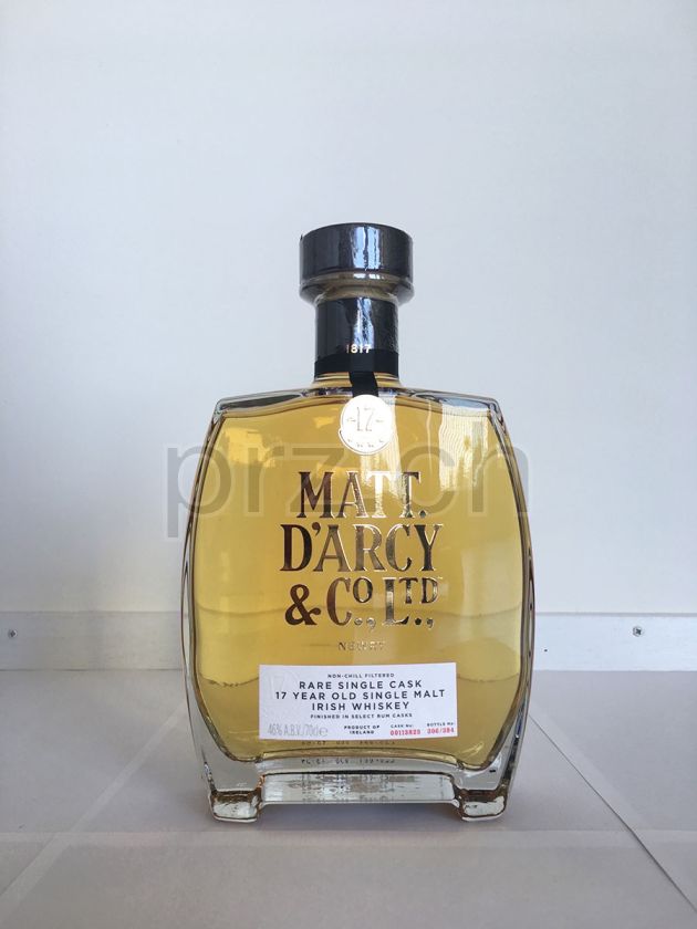 Flasche von Matt D'Arcy 17 Single Cask  17 Jahre, abgefüllt 2020, Bild 3