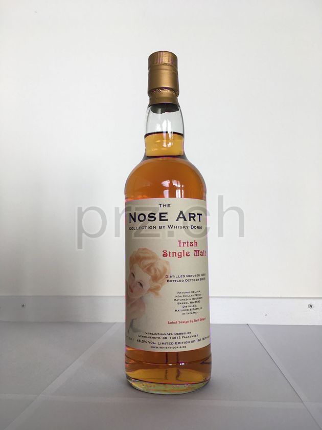 Flasche von Nose Art Bourbon Barrel 2015 24 Jahre, abgefüllt 2015, Bild 1