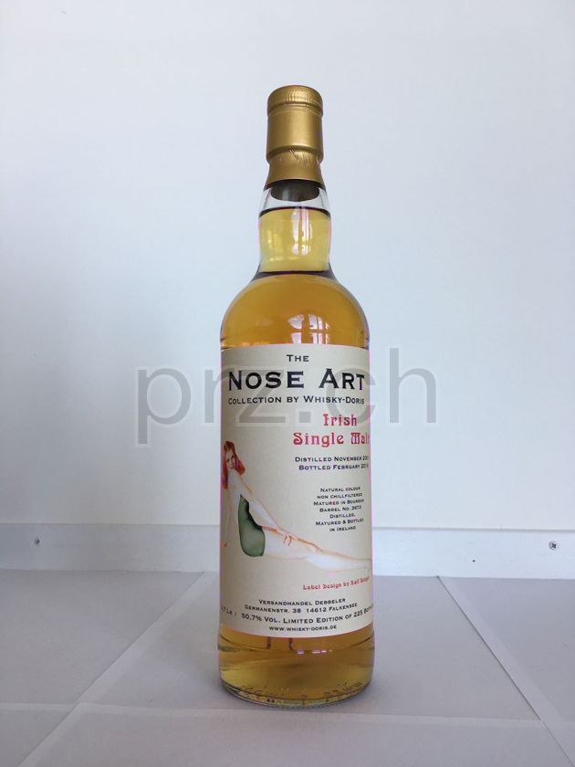 Flasche von Nose Art Bourbon Barrel 2018 17 Jahre, abgefüllt 2018, Bild 1