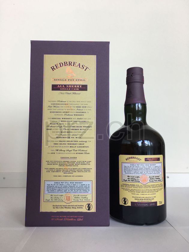 Flasche von Midleton 16 Jahre, abgefüllt 2017, Bild 2