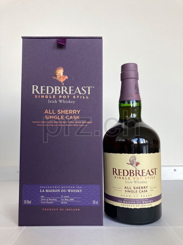 Flasche von Midleton 17 Jahre, abgefüllt 2018, Bild 1
