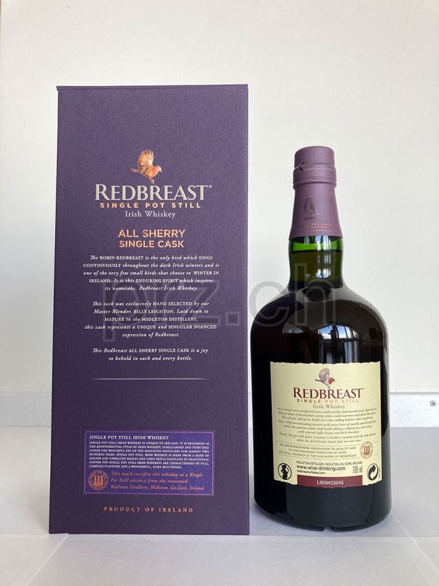 Flasche von Midleton 17 Jahre, abgefüllt 2018, Bild 2