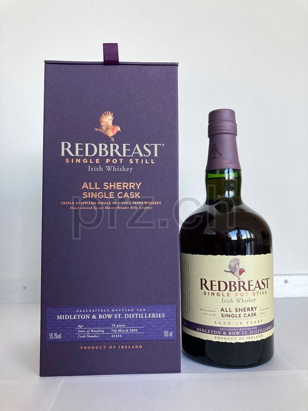 Flasche von Midleton 19 Jahre, abgefüllt 2019, Bild 1