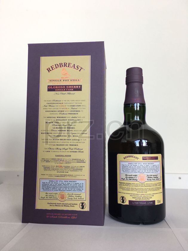 Flasche von Midleton 19 Jahre, abgefüllt 2017, Bild 2