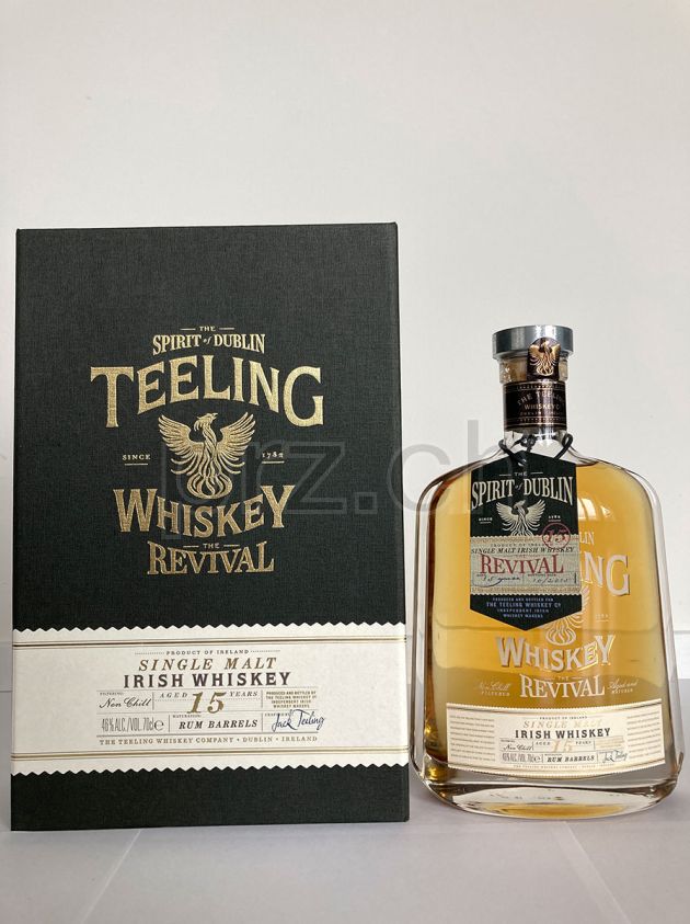 Flasche von The Teeling Whiskey Company 15 Jahre, abgefüllt 2015, Bild 1
