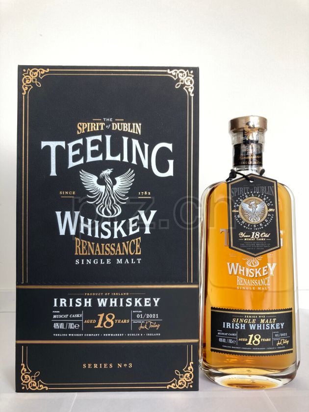 Flasche von The Teeling Whiskey Company 18 Jahre, abgefüllt 2021, Bild 1