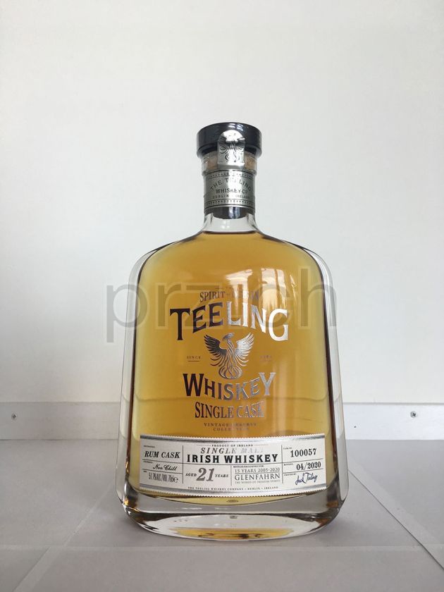 Flasche von The Teeling Whiskey Company 21 Jahre, abgefüllt 2020, Bild 2