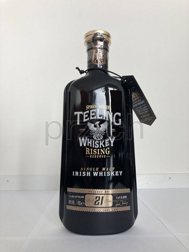 Flasche von The Teeling Whiskey Company 21 Jahre, abgefüllt 2022, Bild 2