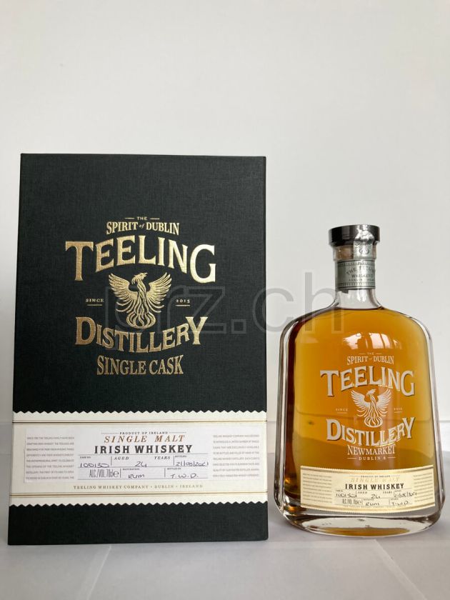 Flasche von The Teeling Whiskey Company 24 Jahre, abgefüllt 2021, Bild 1
