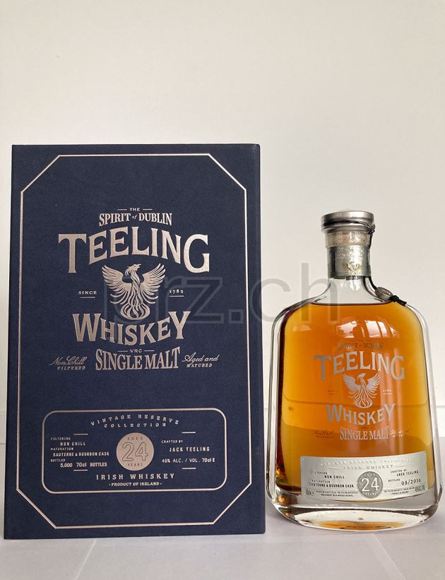 Flasche von The Teeling Whiskey Company 24 Jahre, abgefüllt 2016, Bild 1