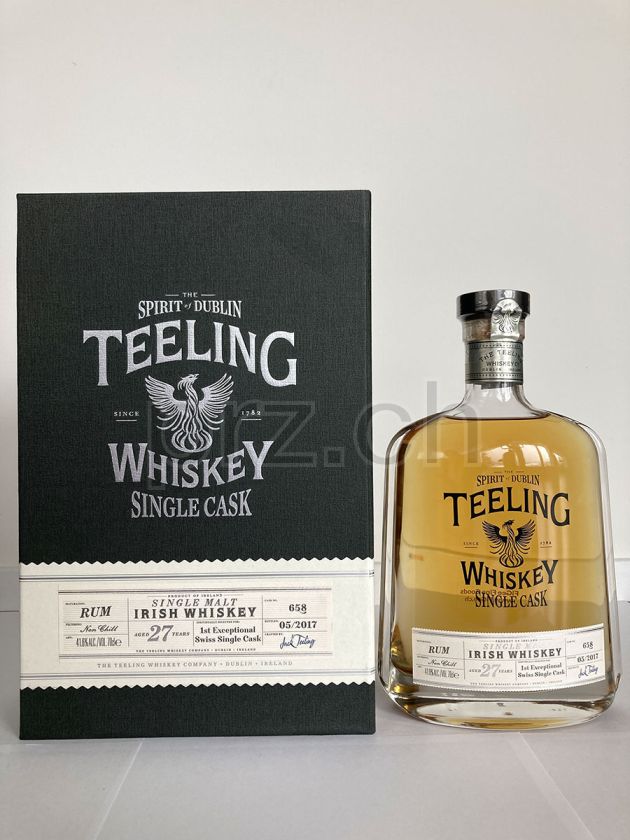 Flasche von The Teeling Whiskey Company 27 Jahre, abgefüllt 2017, Bild 1