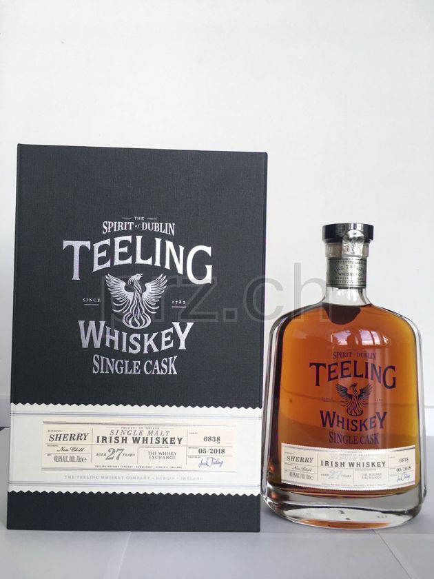 Flasche von Teeling Whiskey Company 27 Jahre, abgefüllt 2018, Bild 1