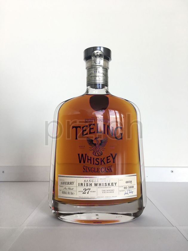 Flasche von Teeling Whiskey Company 27 Jahre, abgefüllt 2018, Bild 2