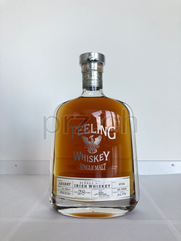 Flasche von The Teeling Whiskey Company 28 Jahre, abgefüllt 2019, Bild 2