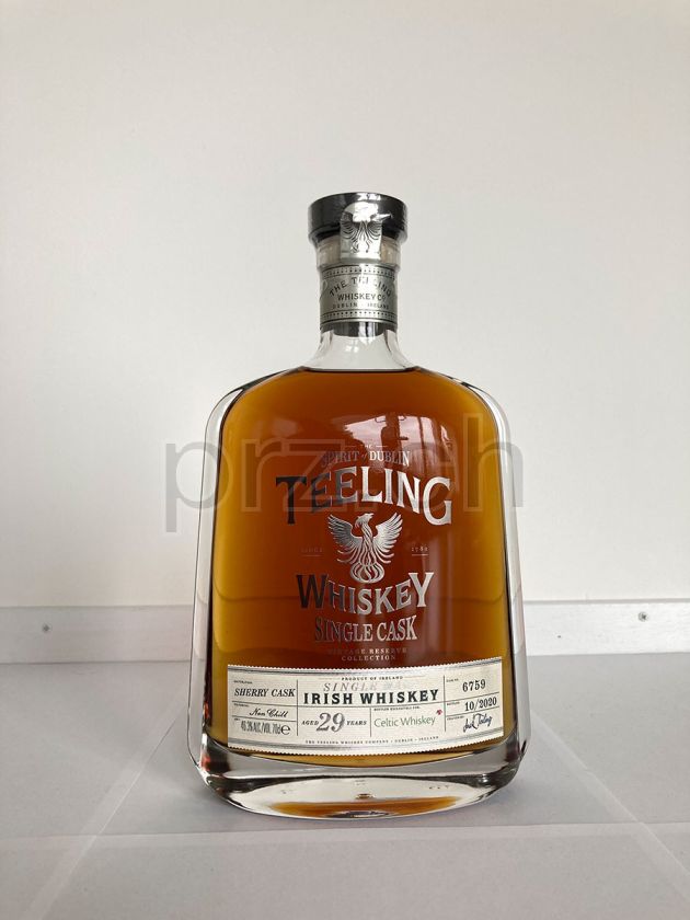 Flasche von The Teeling Whiskey Company 29 Jahre, abgefüllt 2020, Bild 2