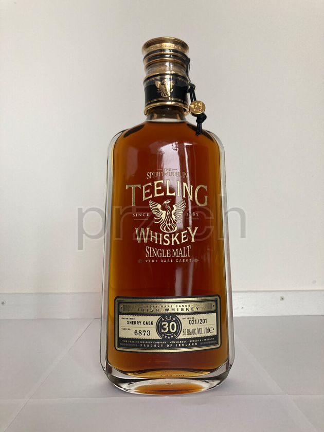 Flasche von The Teeling Whiskey Company 30 Jahre, abgefüllt 2022, Bild 3