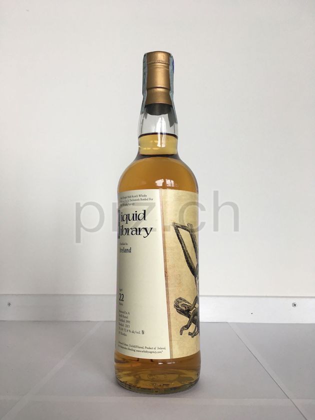 Flasche von The Whisky Agency Liquid Library 22 Jahre, abgefüllt 2013, Bild 1