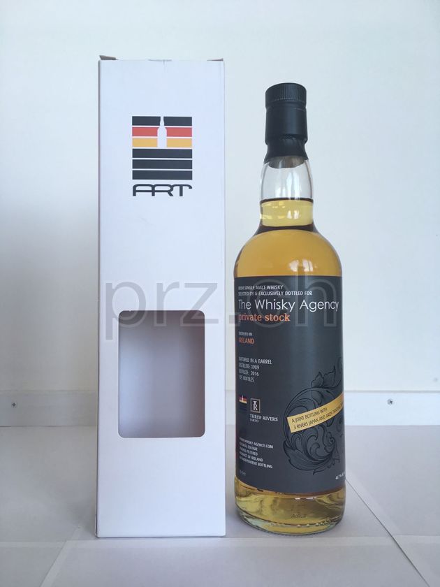 Flasche von The Whisky Agency Private Stock 3Rivers Japan & Aren Trading Taiwan 26 Jahre, abgefüllt 2016, Bild 2