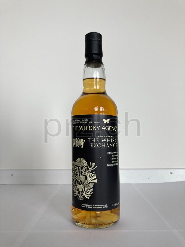 Flasche von The Whisky Agency & The Whisky Exchange 51,3 % 27 Jahre, abgefüllt 2017, Bild 1