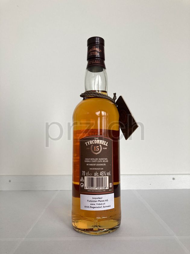 Flasche von Cooley 15 Jahre, abgefüllt 2016, Bild 3