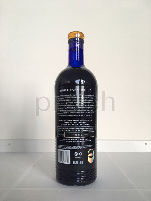 Flasche von Waterford 3 Jahre, abgefüllt 2020, Bild 4