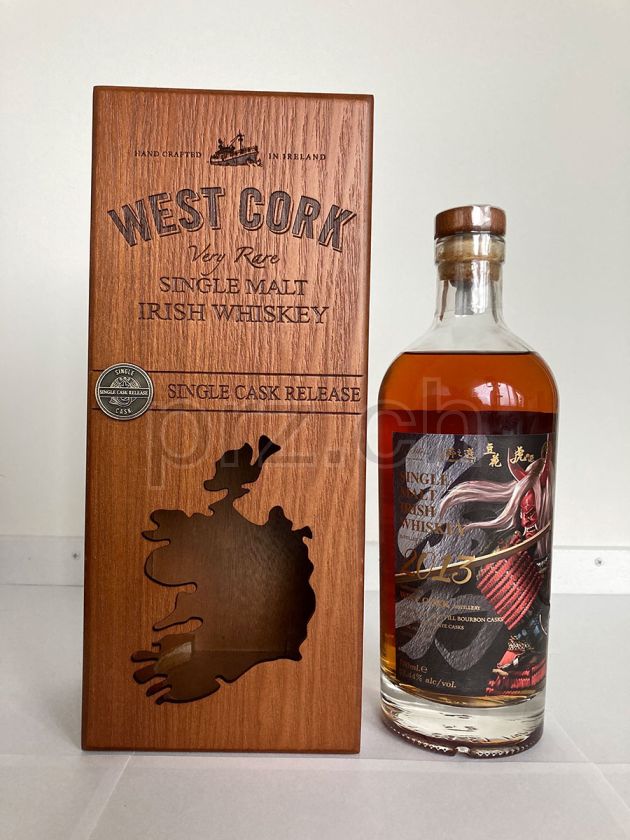 Flasche von West Cork 7 Jahre, abgefüllt 2019, Bild 1