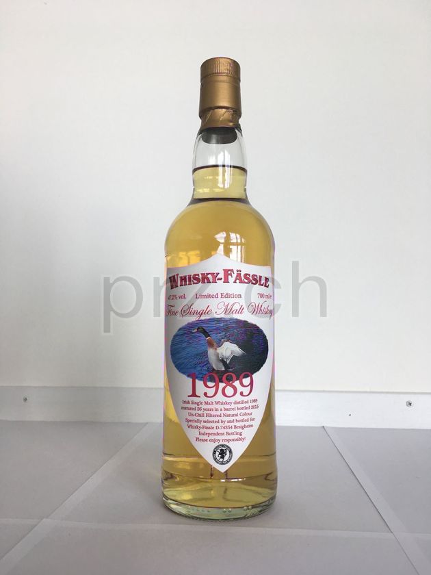 Flasche von Whiskey Fässle Single Malt Whiskey 26 Jahre, abgefüllt 2015, Bild 1