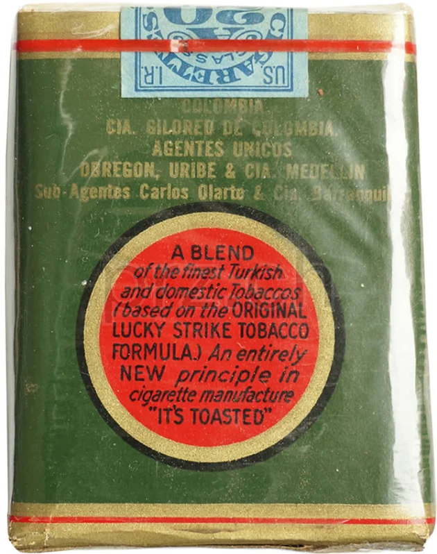 Vorderseite von Lucky Strike – 1952 Series 122, Modell Private, Jahr 1952, Bild 2