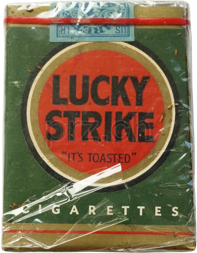 Vorderseite von Lucky Strike – 1950 Series 120, Modell Private, Jahr 1950, Bild 2