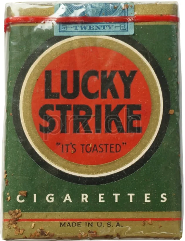 Vorderseite von Lucky Strike – 1950 Series 120, Modell Private, Jahr 1950, Bild 1