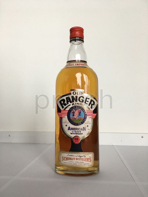 Flasche von Schenley 4 Jahre, abgefüllt 1970, Bild 1