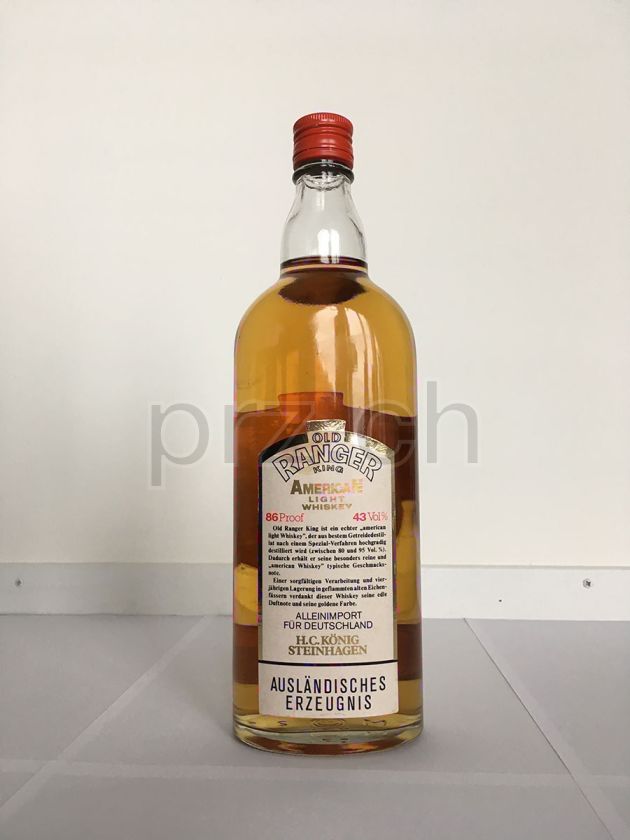 Flasche von Schenley 4 Jahre, abgefüllt 1970, Bild 2