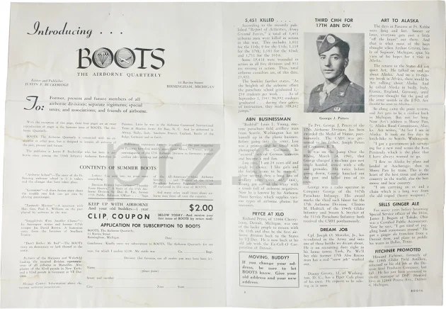 Vorderseite von D-Day Arm Flag – Sgt. Floyd D. Fletcher, 82nd Airborne Division, Modell Airborne «CL», Jahr 1943 - 44, Bild 11