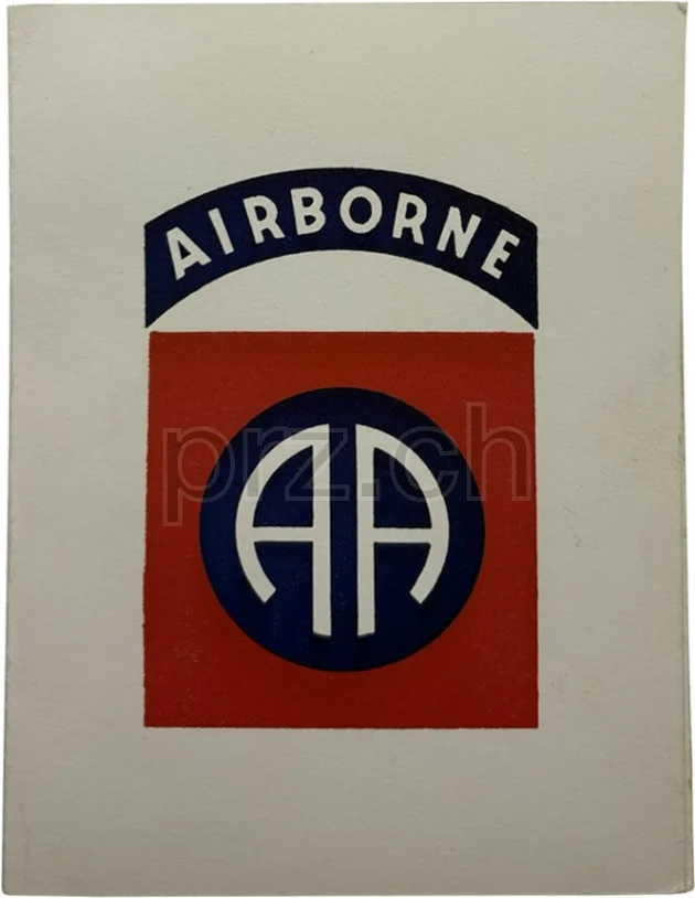 Vorderseite von D-Day Arm Flag – Sgt. Floyd D. Fletcher, 82nd Airborne Division, Modell Airborne «CL», Jahr 1943 - 44, Bild 16