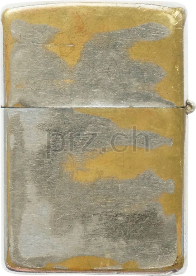 Vorderseite von 805th Trans Co – «Gearjammers», Modell chrome plated brushed, five barrel hinge, Jahr 1967, Bild 2