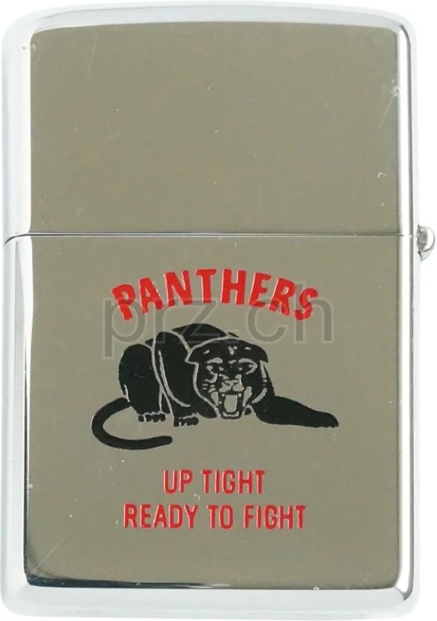 Vorderseite von 2/47th Infantry (Mech) – Panthers, Modell chrome polished, five barrel hinge, Jahr 1968, Bild 1