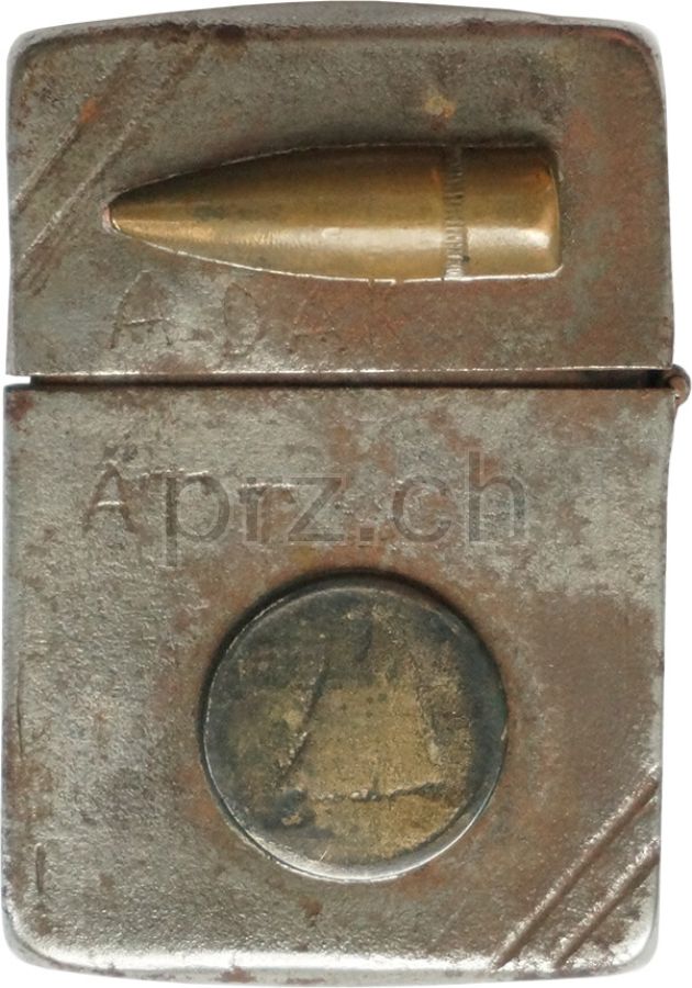 Vorderseite von Aleutian Islands, Modell four barrel hinge, flat bottom, Jahr 1942 - 43, Bild 2