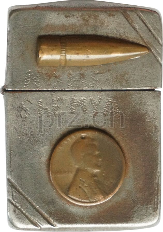 Vorderseite von Aleutian Islands, Modell four barrel hinge, flat bottom, Jahr 1942 - 43, Bild 1